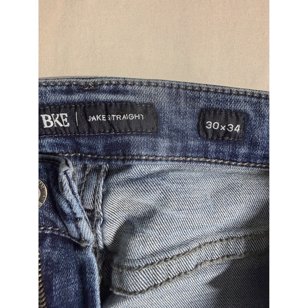 BKE Jake Straight Medium Wash Stretch Jeans 30x34 GBS16558 - Picture 5 of 11
